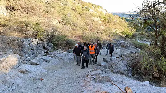 Zincidere Göleti üstü yürüyüş parkurunda ilk adımlar atıldı