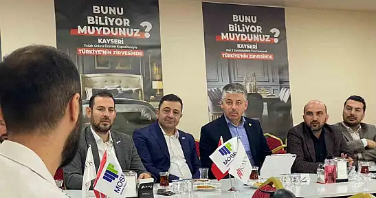 Çopuroğlu: 'Mobilyanın anavatanı da başkenti de Kayseri'dir'