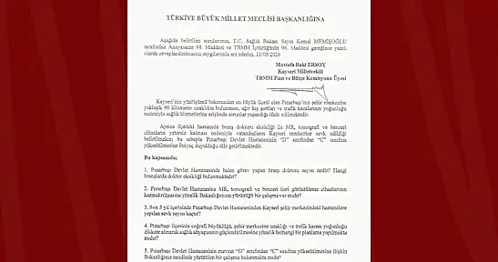 MHP'li Ersoy'dan Pınarbaşı için sağlık hamlesi