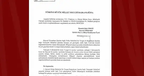 MHP'li Ersoy'dan tarihi İpek Yolu için soru önergesi