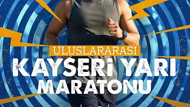 6. Uluslararası Kayseri Yarı Maratonu heyecanı başlıyor