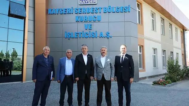 AK Partili Çopuroğlu'ndan Kayseri Serbest Bölge'ye ziyaret
