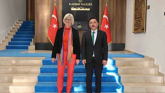 Almanya Federal Cumhuriyeti Büyükelçisi Sorg'dan Vali Çiçek'e ziyaret