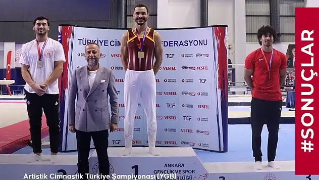 Artistik cimnastikte Kayseri'den tarihi başarı