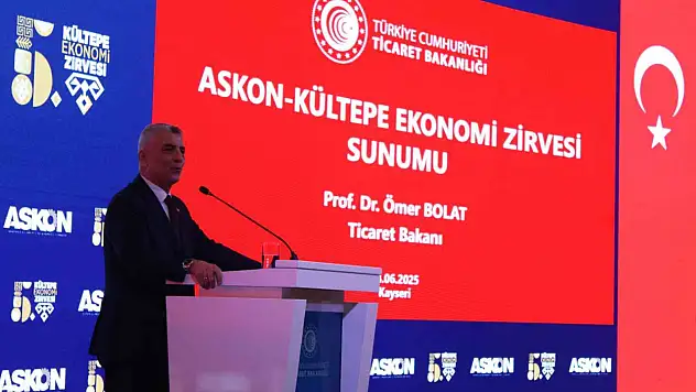 Bakan Bolat: 'Gayri safi yurtiçi hasılamız 2025 yılının ilk çeyreği itibariyle 1 trilyon 371 milyar dolara yükselerek tüm zamanların milli gelir rekorunu yenilemiştir'
