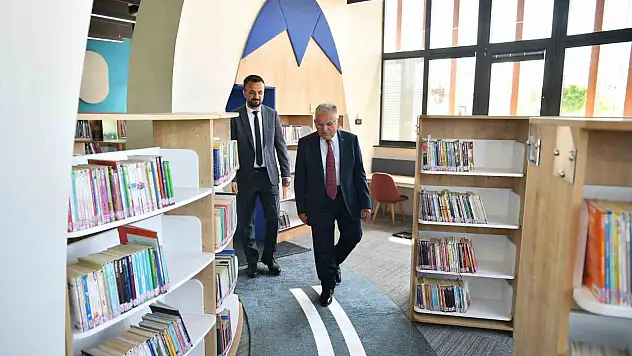 Başkan Büyükkılıç: 'Takdire şayan kütüphanemizi Kayseri'mize sunmuş bulunuyoruz'