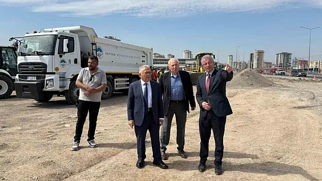 Başkan Büyükkılıç, Kertmeler Kavşağı'nda trafiği rahatlatacak çalışmaları inceledi