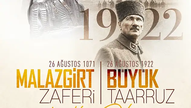 Başkan Büyükkılıç'tan Malazgirt ve Büyük Taarruz Zaferi mesajı