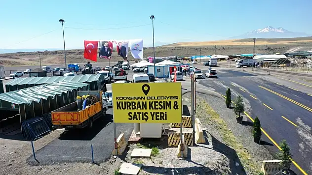 Bölgenin en büyük kesim ve satış yeri Kocasinan'da hazır