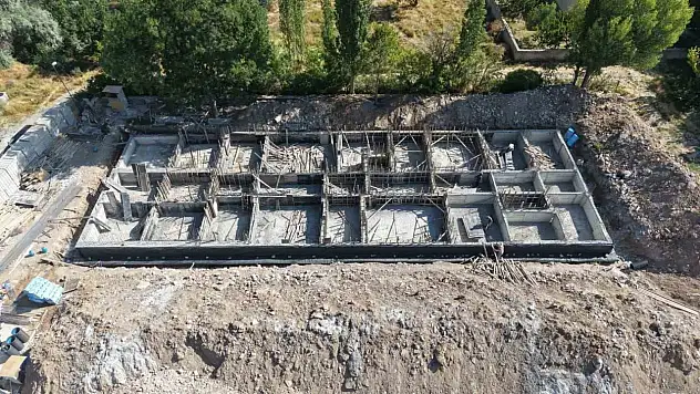 Bünyan'da hükümet konağı yapım çalışmaları sürüyor