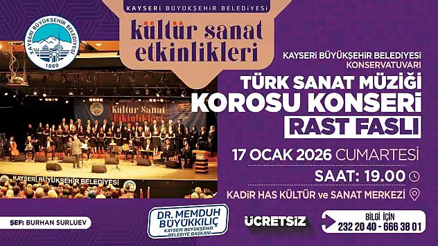Büyükşehirden sanatseverlere rast faslı ziyafeti
