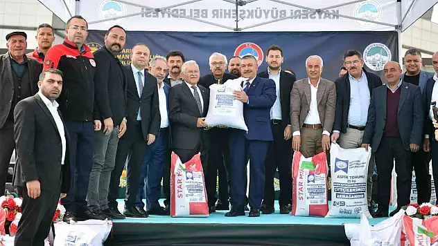 Çiftçiye 360 ton tohum dağıtıldı