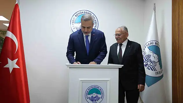 Dışişleri Bakanı Fidan Kayseri'de