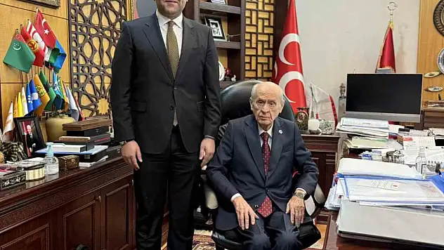 Ersoy, Devlet Bahçeli'yi makamında ziyaret etti