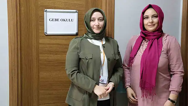 Gebe okullarında anne adaylarına 'süreç' eğitimi