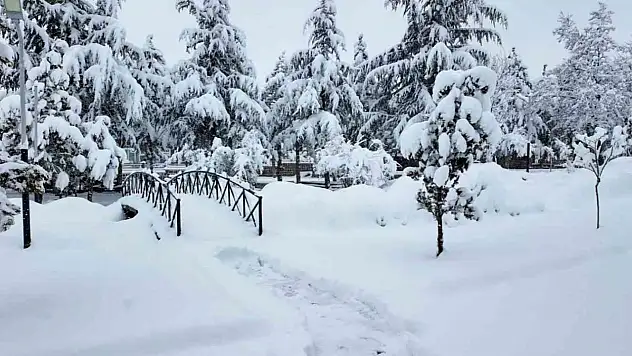 Hacılar Belediyesi ekipleri karla mücadele için sahada