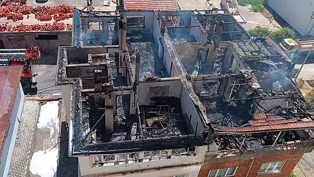 Kayseri'de ev yangını
