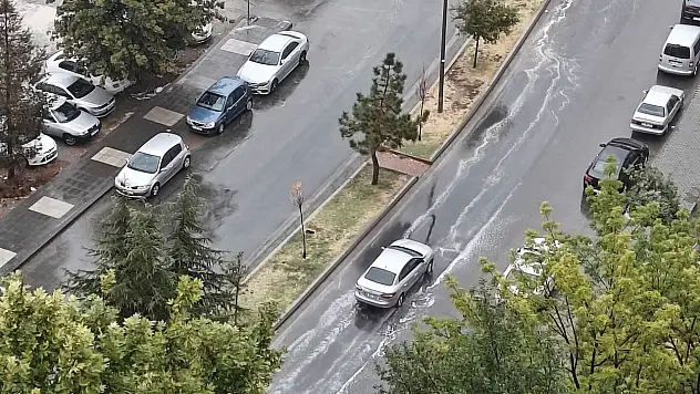 Kayseri'de sağanak yağış etkili oldu