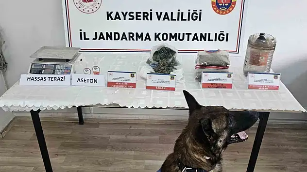Kayseri'de uyuşturucu operasyonu: 2 gözaltı