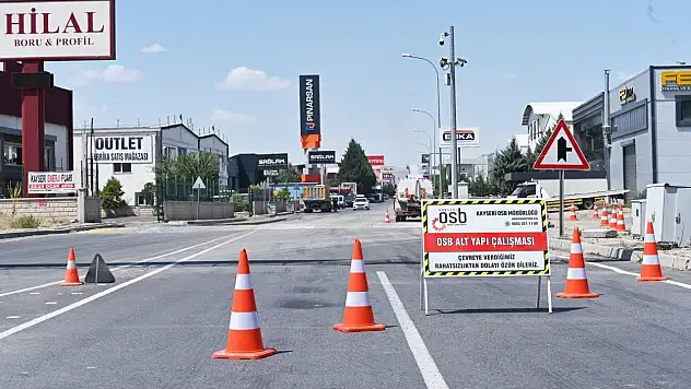 Kayseri OSB'de 2025 asfalt sezonu açıldı