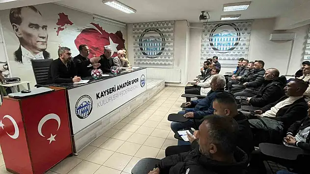 Kayseri U14 Ligi fikstür çekimi yapıldı