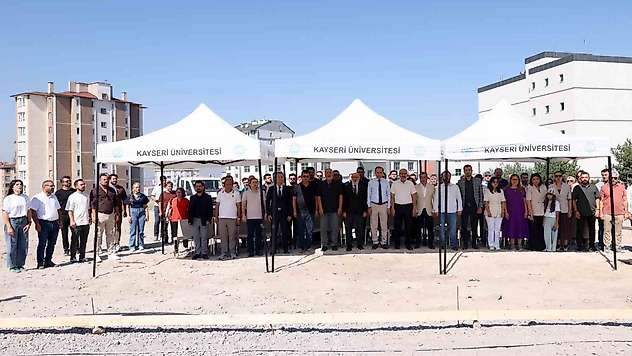 Kayseri Üniversitesi'nde Bilişim Teknolojileri MYO Binasının Temel Atma Töreni gerçekleştirildi