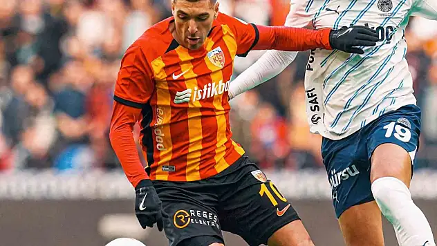 Kayserispor, Fenerbahçe ile Pazar günü oynayacak
