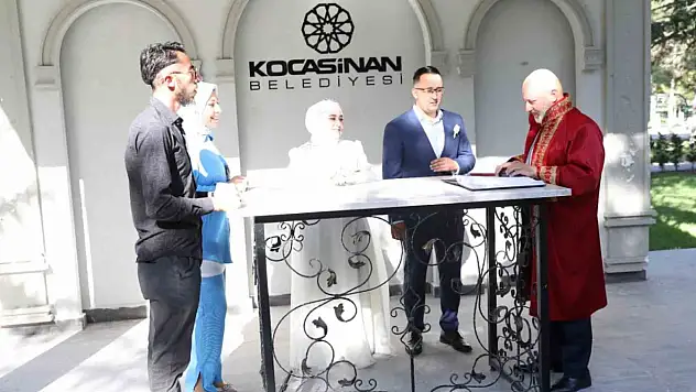 Kocasinan'da '07.07.2025' tarihinde 25 nikah kıyıldı