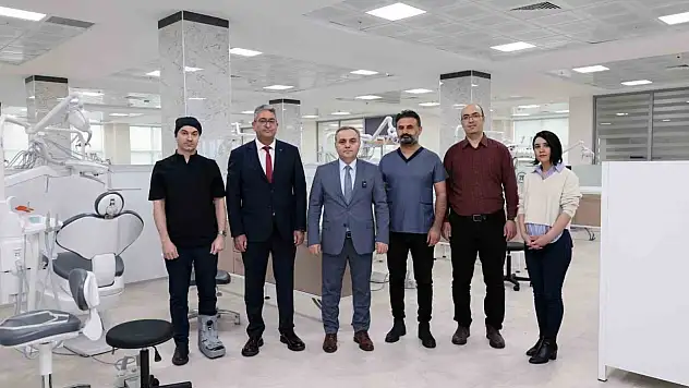 Rektör Altun, Yeni Diş Hastanesi Binası'nı inceledi