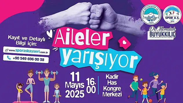 Spor A.Ş.'den aile yılında ailelere özel yarışma