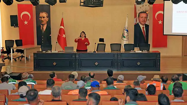 Talas Belediyesi personeline 'KKKA ve Sağlıklı Yaşam' eğitimi