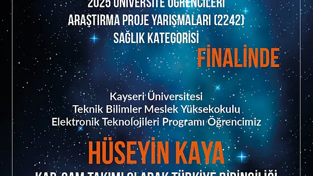 TEKNOFEST 2025 Sağlık Kategorisi Türkiye Birinciliği Kayseri Üniversitesi'nden