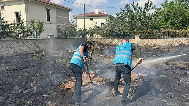 Ülkü Ocakları Kayseri İl Başkanlığı'ndan yangın duyarlılığı