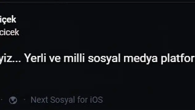 Vali Çiçek yerli ve milli platformda