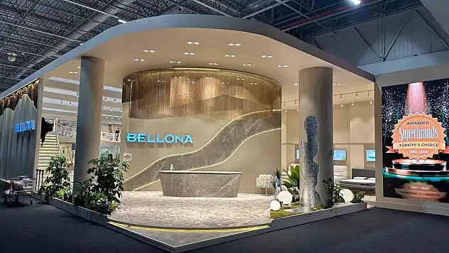 Yeni sezon koleksiyonlarıyla Bellona, Uluslararası Mobilya Fuarı'nda yoğun ilgi gördü