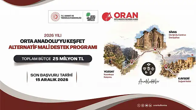 ORAN'dan Bölge Turizmine 25 milyon liralık destek