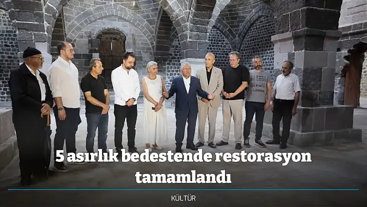 5 asırlık bedestende restorasyon tamamlandı