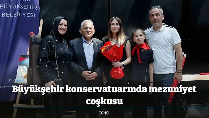 Büyükşehir konservatuarında mezuniyet coşkusu