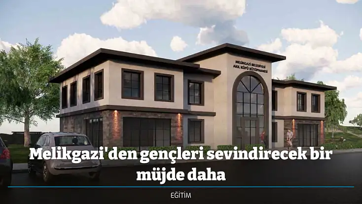 Melikgazi'den gençleri sevindirecek bir müjde daha