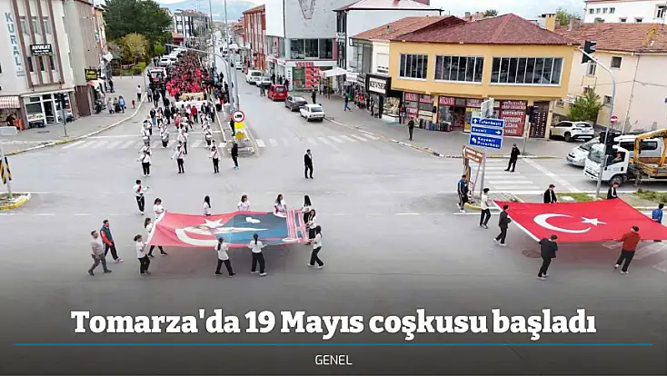 Tomarza'da 19 Mayıs coşkusu başladı