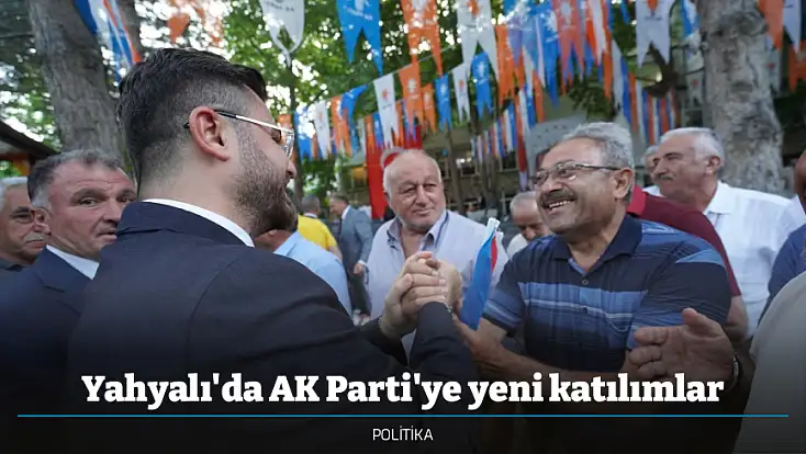 Yahyalı'da AK Parti'ye yeni katılımlar