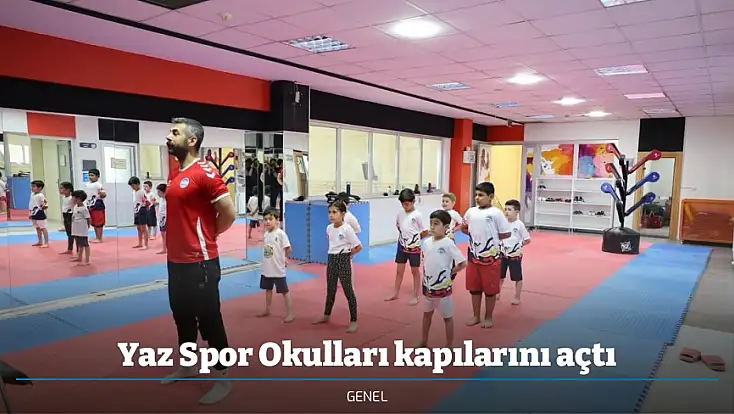 Yaz Spor Okulları kapılarını açtı
