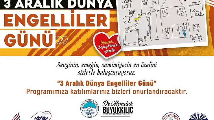 3 Aralık Dünya Engelliler Günü'ne özel program