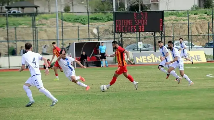 3.Lig: Erciyes 38 FK, Edirne'de kaybetti