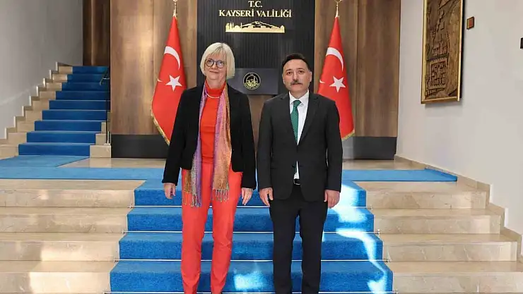 Almanya Federal Cumhuriyeti Büyükelçisi Sorg'dan Vali Çiçek'e ziyaret