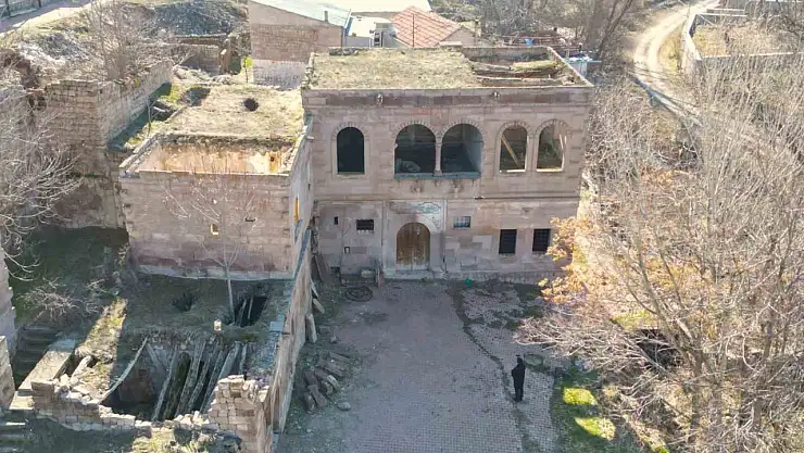 Bağpınar'daki tarihi konak için çalışmalar başladı