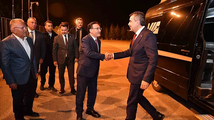 Bakan Kayseri'de bakın nerede konakladı