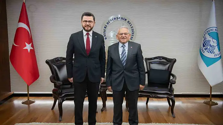 Başkan Büyükkılıç'a AK Parti İl Başkanı Okandan ve yönetiminden ziyaret