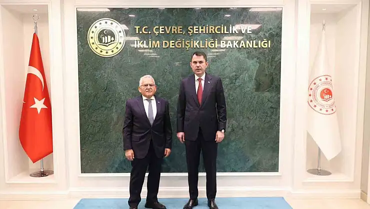 Başkan Büyükkılıç'tan Bakan Kurum'a ziyaret