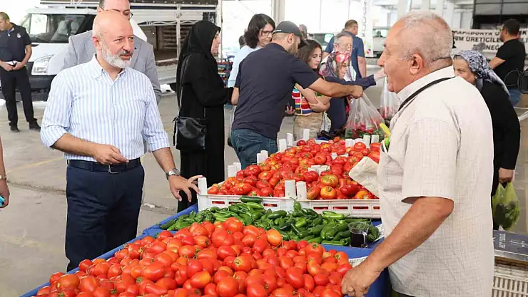 Başkan Çolakbayrakdar'a Ekolojik Pazar teşekkürü